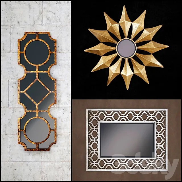 Mirror wall 22 3DModel