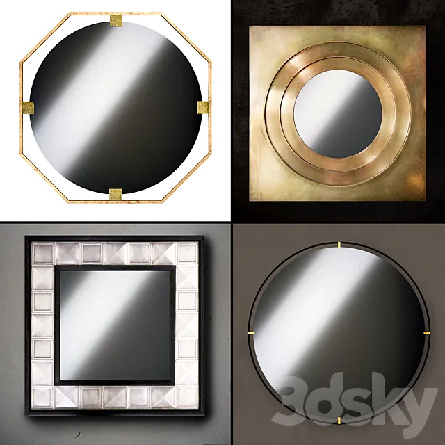 Mirror wall 37 3DModel