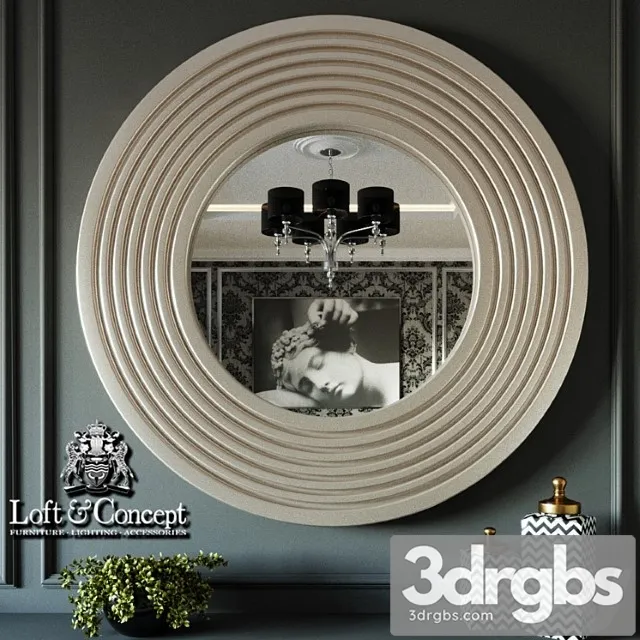 Mirror wall mount simply round 3D Model Download Mirror wall mount simply round 3D Model Download