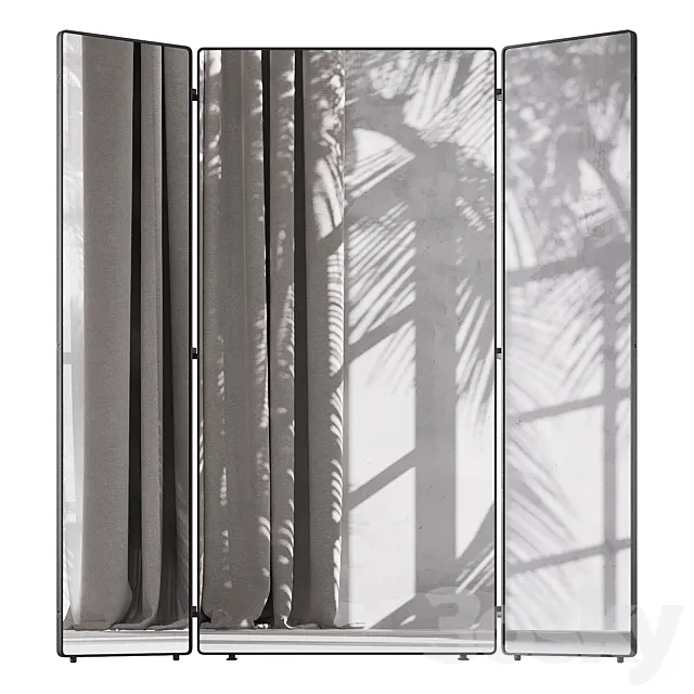 Mirror XL Barbier La Redoute 3D Model