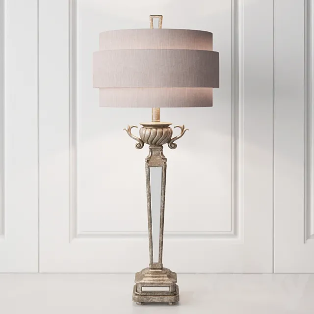 Mirrored Table Lamp 3DModel
