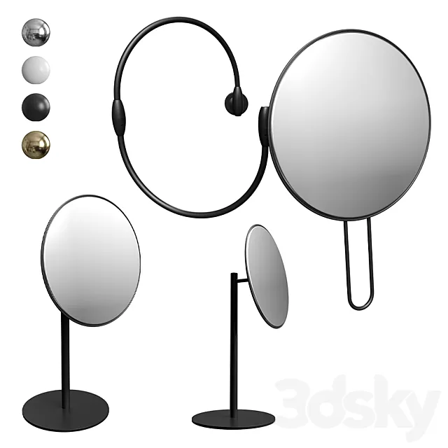 Mirrors BERTOCCI Cinquecento 3D Model