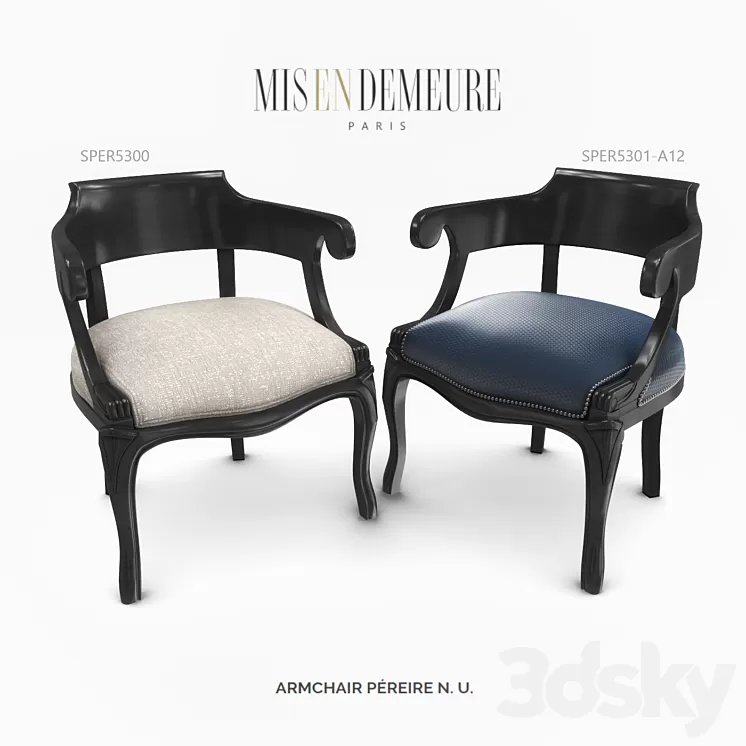 Mis en Demeure – Pereire Armchair 3D Model