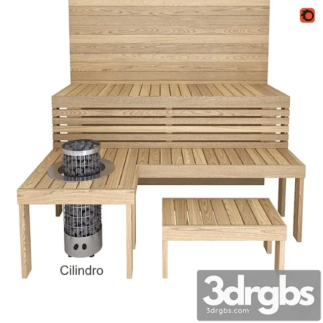 Miscellaneous Finnish Sauna 3D Model Download