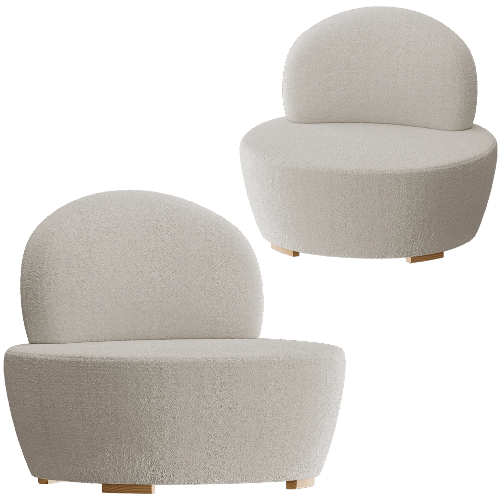 MISSANA – Armchair Twin Moon 3D Model MISSANA – Armchair Twin Moon 3D Model