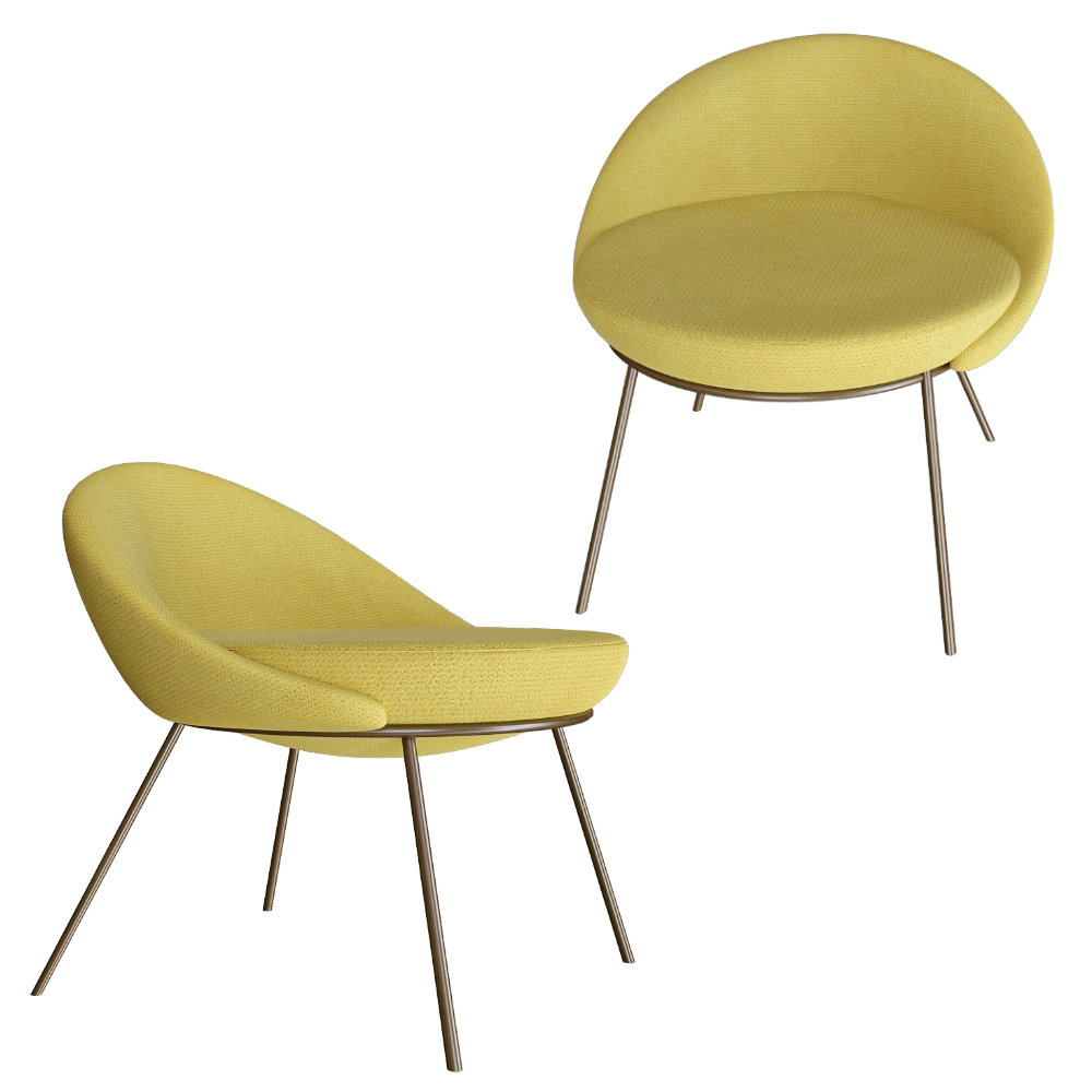 MISSANA – Bar stool Nest Low 3D Model