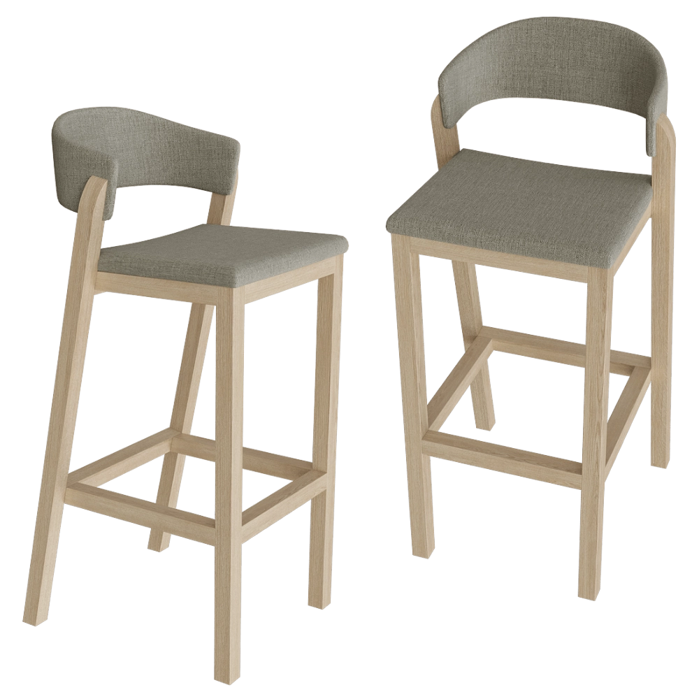 MISSANA – Bar Stool Oslo 3D Model