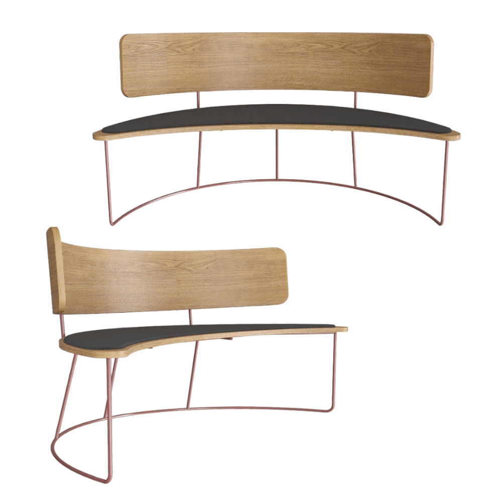 MISSANA – Bench Boomerang 3D Model