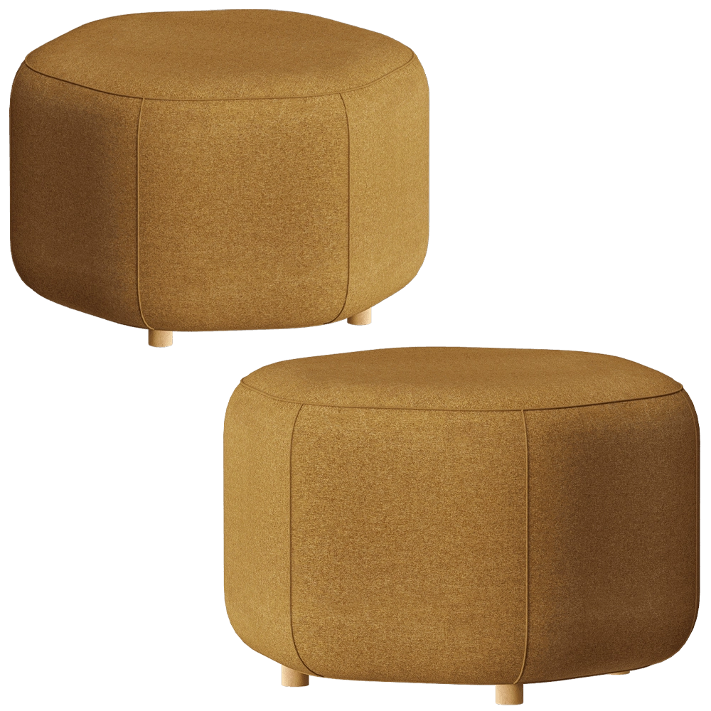 MISSANA – Pouf HEX 3D Model