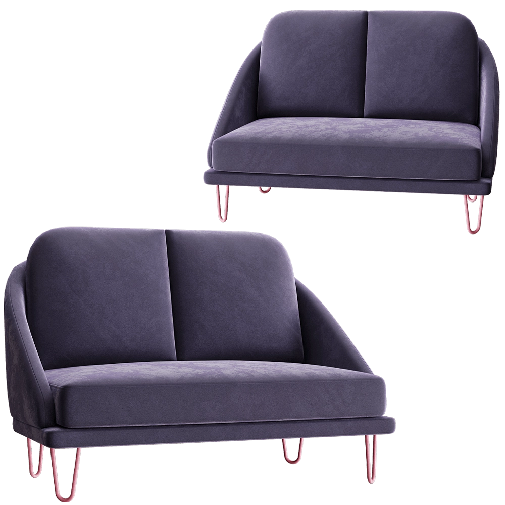 MISSANA – Sofa Agora 2 seater 3D Model MISSANA – Sofa Agora 2 seater 3D Model