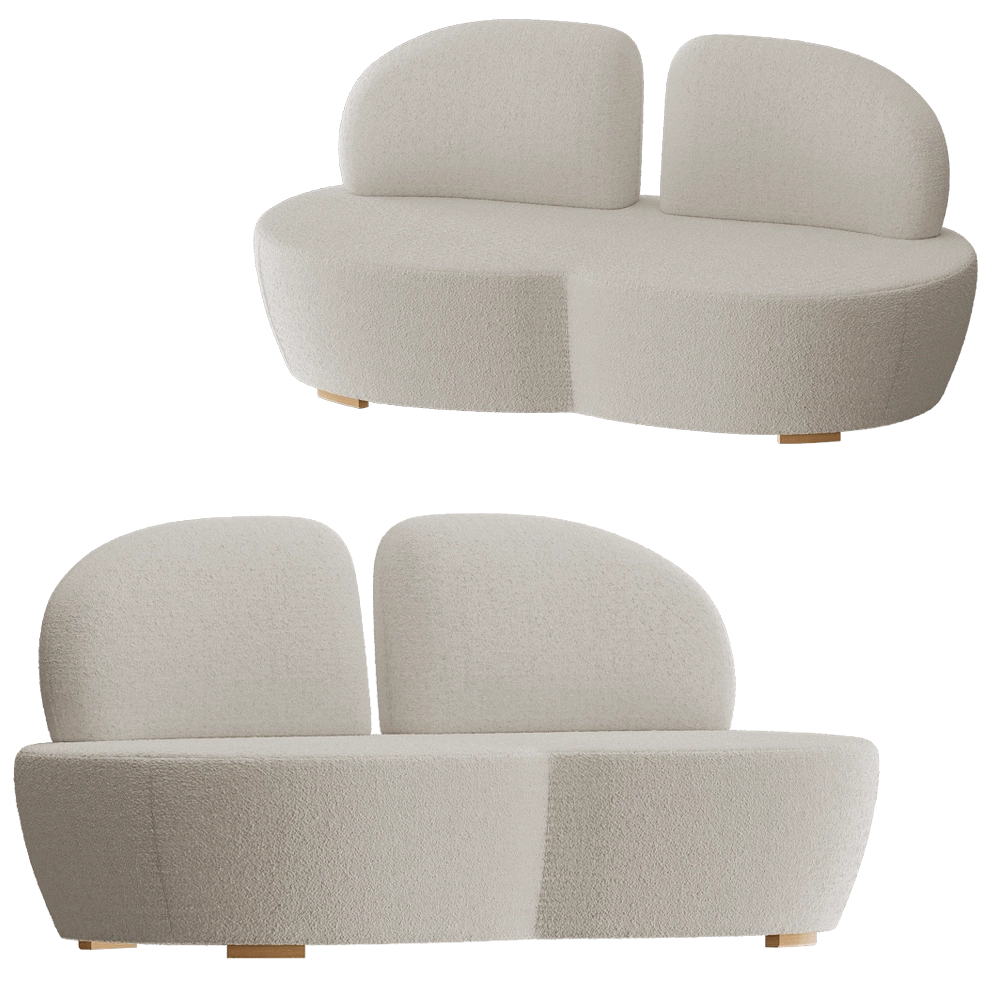 MISSANA – Sofa Twin Moon 3D Model MISSANA – Sofa Twin Moon 3D Model