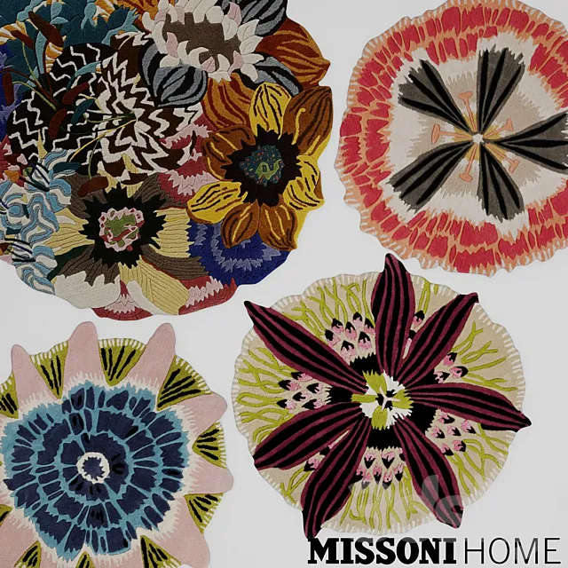 Missoni Home Carpets 3D Model Missoni Home Carpets 3D Model
