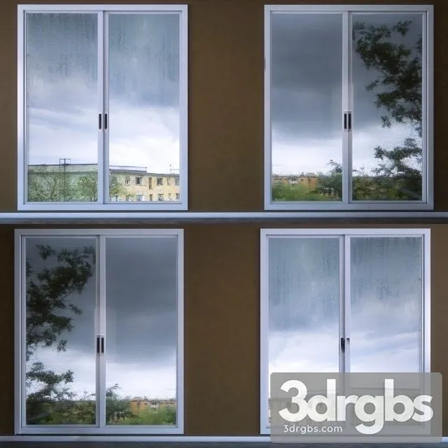 Misted Window 3D Model Download