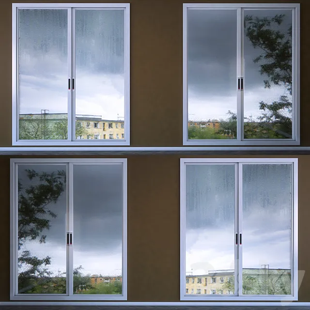 Misted window 3DModel