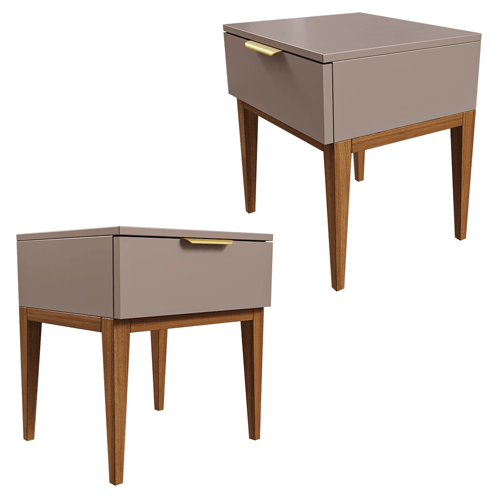 Mister Room – Bedside tabel DIAMOND WOOD 31 3D Model