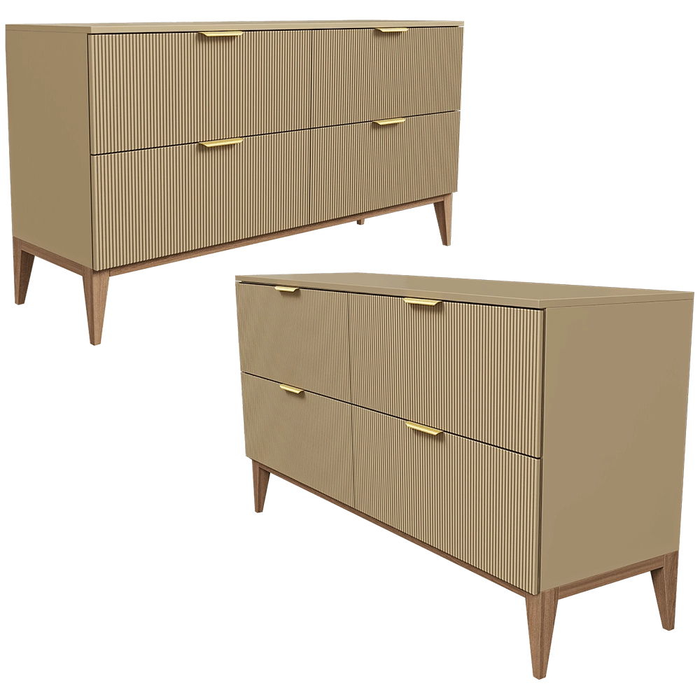 Mister Room – Chest of drawers DIAMOND WOOD 08 3D Model
