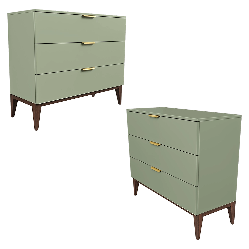 Mister Room – Chest of drawers DIAMOND WOOD 24 3D Model
