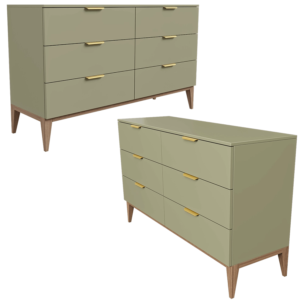 Mister Room – Chest of drawers DIAMONT WOOD 19 3D Model