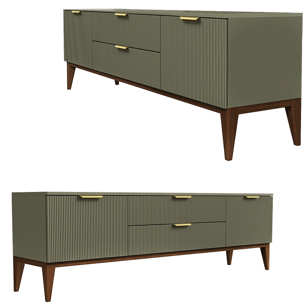 Mister Room – Chest of drawers & TV stand DIAMOND WOOD 04 3D Model