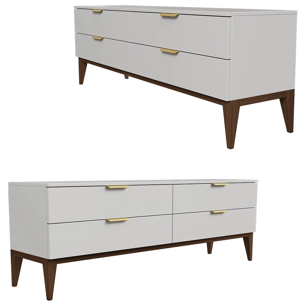 Mister Room – Chest of drawers & TV stand DIAMOND WOOD 25 3D Model