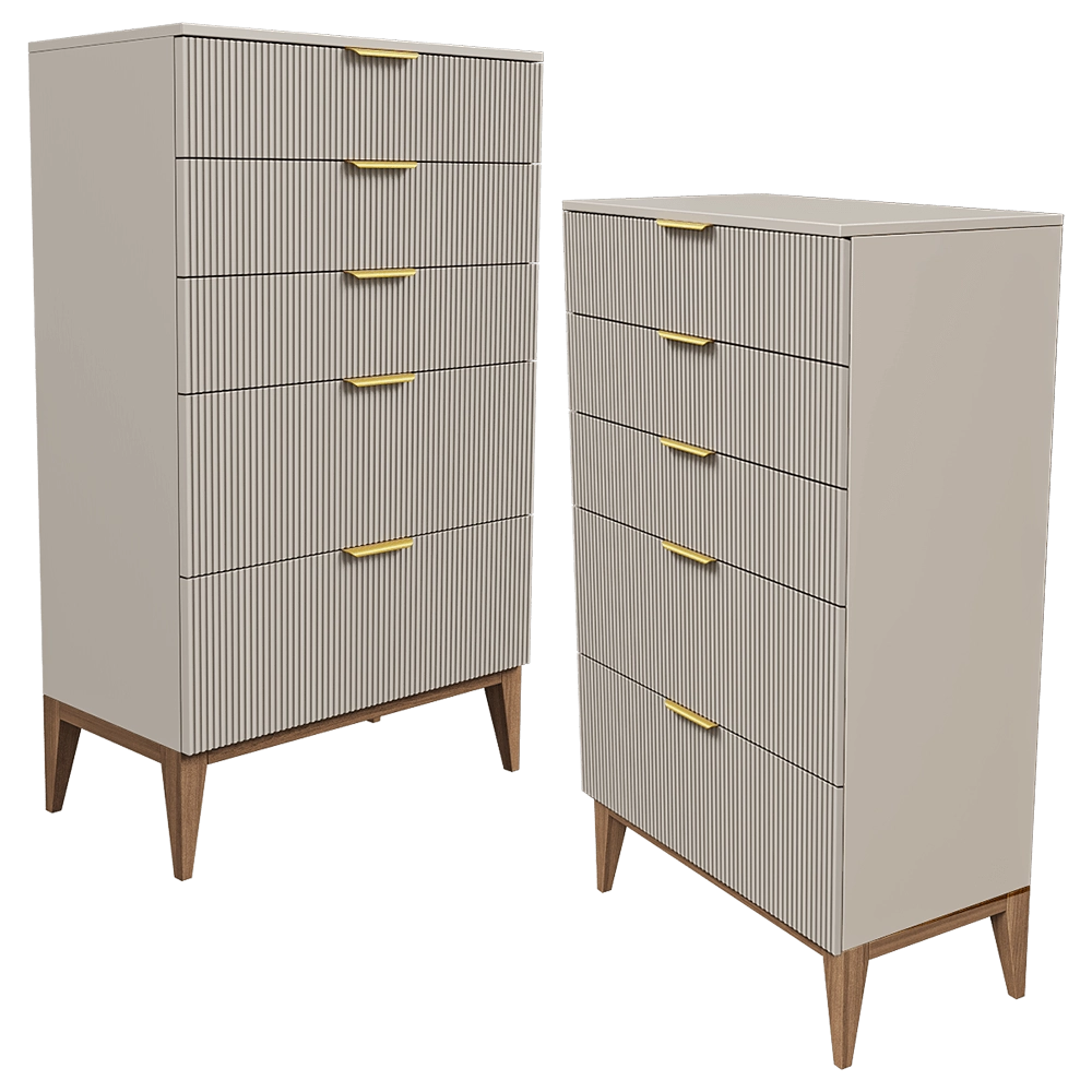 Mister Room – Chest of drowers DIAMOND WOOD 22 3D Model