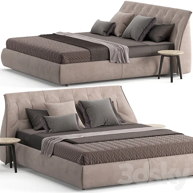 Misura Emme Sumo Bed 3D Model Misura Emme Sumo Bed 3D Model