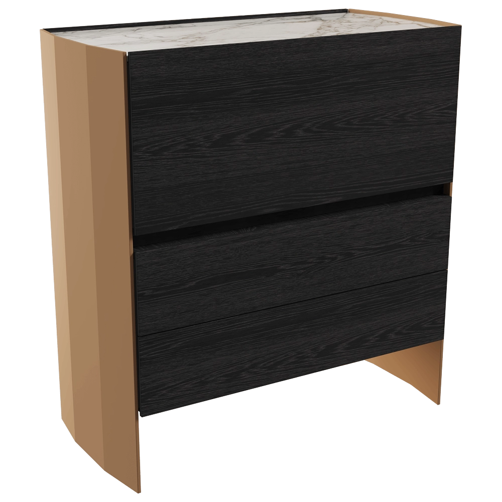 MisuraEmme  – Sideboard Milvian high Marble Top 3D Model