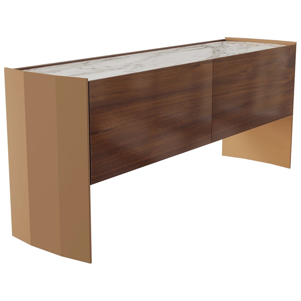 MisuraEmme  – Sideboard Milvian Low Marble top 3D Model