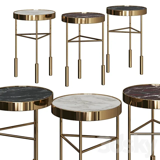 MisuraEmme Sirius Coffee Tables 3DModel