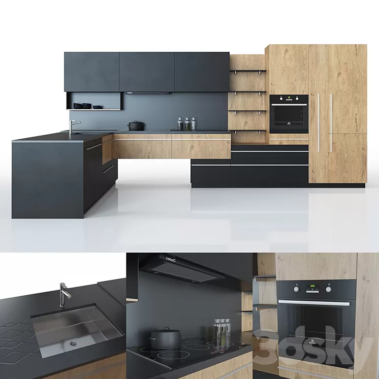 Miton Cucine Skin 3D Model Miton Cucine Skin 3D Model
