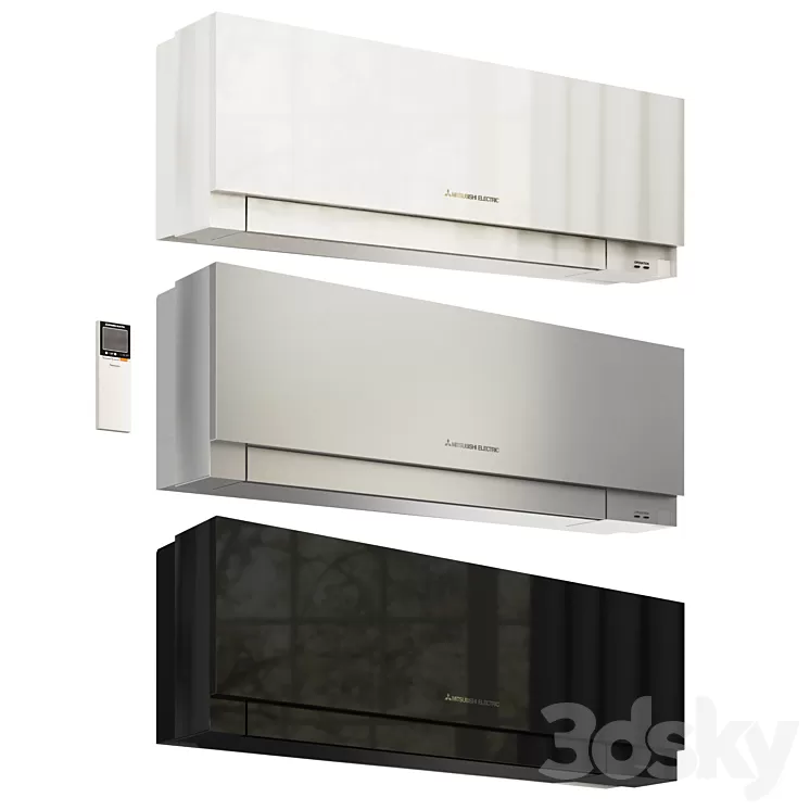 Mitsubishi Electric Air Conditioning 3D Model