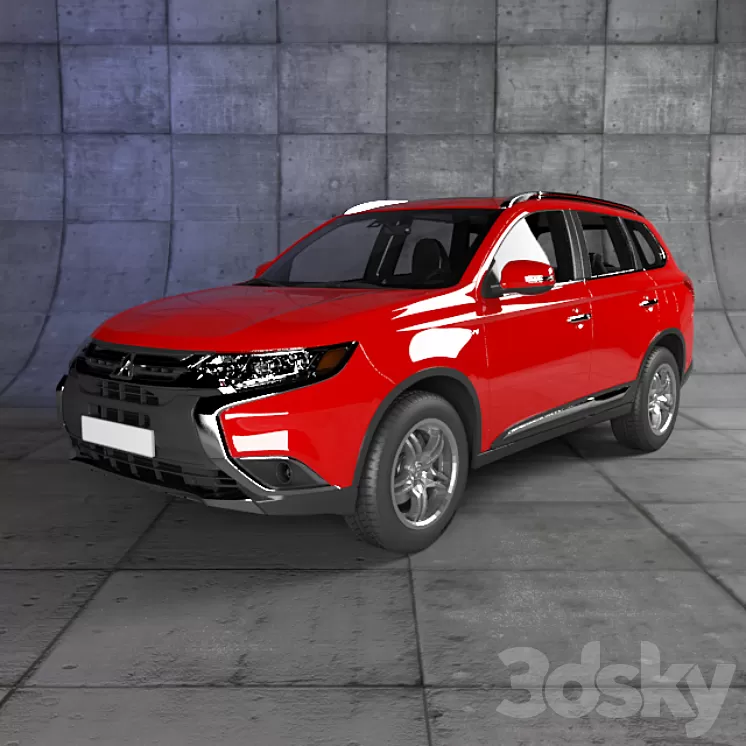 mitsubishi Outlander 3D Model