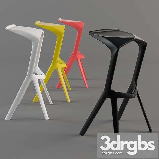 Miura stool 2 3D Model Download Miura stool 2 3D Model Download