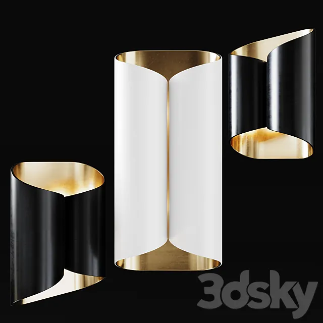 Mixa wall light 3D Model