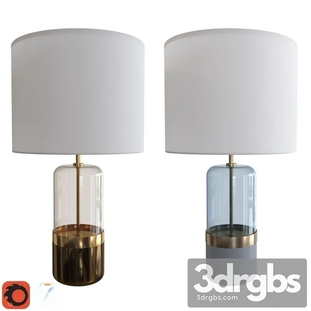 Mixed Material Table Lamp 3D Model Download Mixed Material Table Lamp 3D Model Download