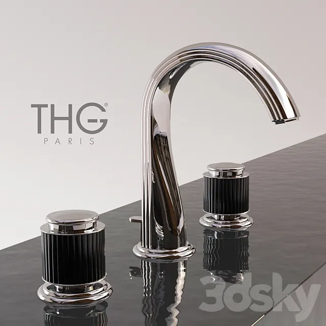 mixer and accessories THG JAIPUR BLACK ONYX 3D Model