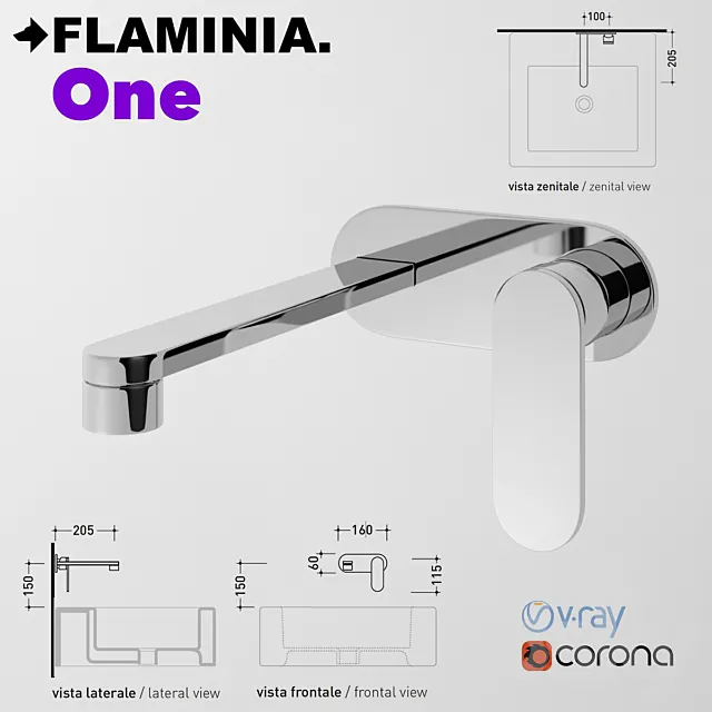 Mixer Flaminia One -113058 3DModel