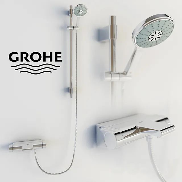mixer GROHE Grohetherm 2000 3DModel