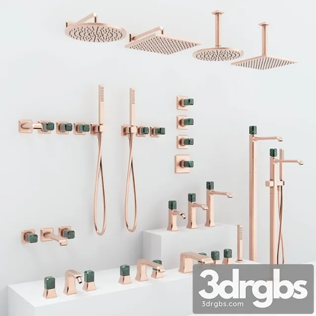 Mixer Set from the Lorena Collection by Cristina Rubinetterie 3D Model Download