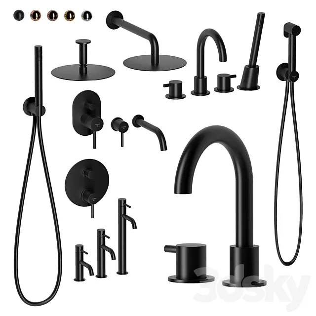 Mixer set STEINBERG 3D Model