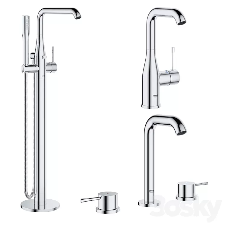 Mixer Taps Grohe Essence 01 3D Model Free Download Mixer Taps Grohe Essence 01 3D Model Free Download