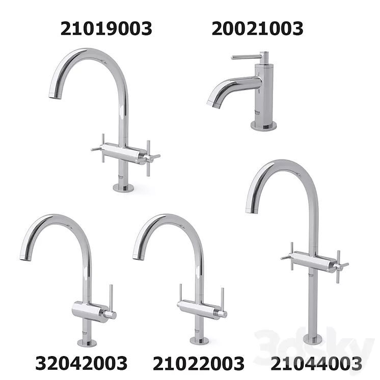 Mixers Grohe Atrio New SET 1 3D Model