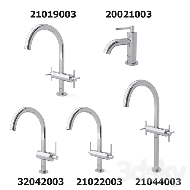 Mixers Grohe Atrio New SET 1 3DModel