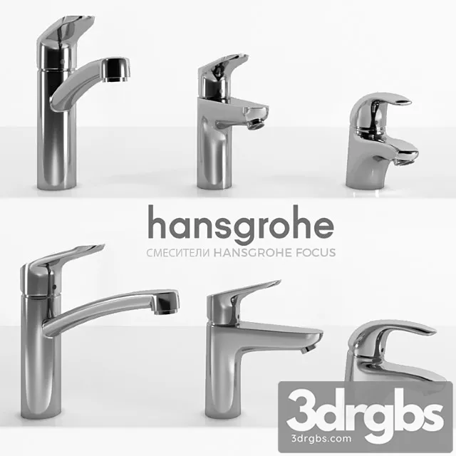 Mixers Hansgrohe Focus 3D Model Download
