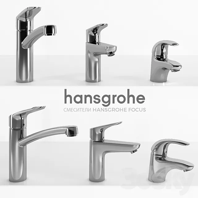 Mixers HANSGROHE FOCUS 3DModel