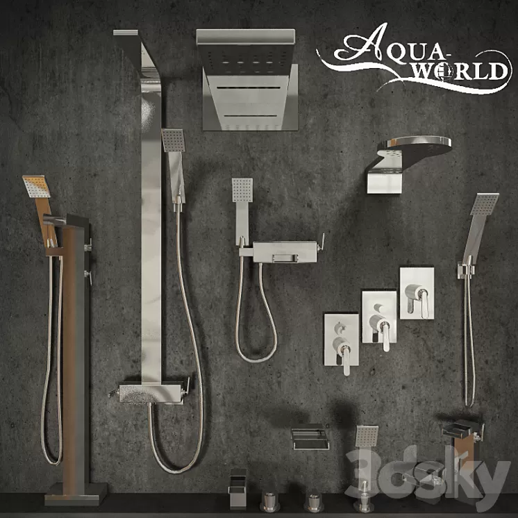 Mixers permium class CASCADE 3D Model