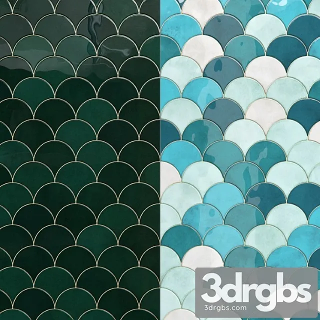 Mk.shades mix (fish tiles) 3D Model Download