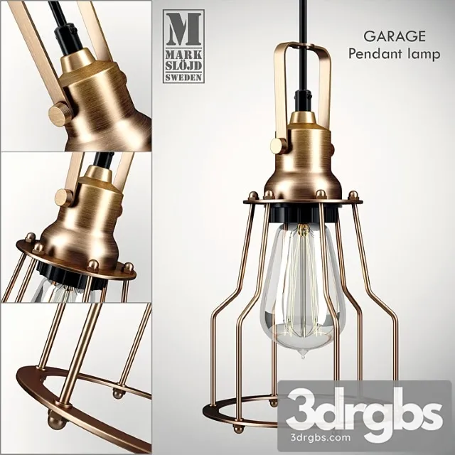 Mlg Garage Pendant Lamp 3D Model Download