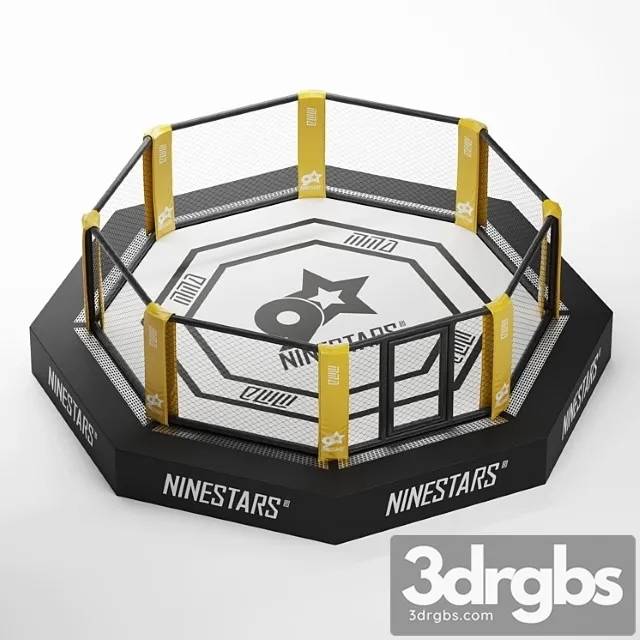Mma Arena Octagon 3D Model Download
