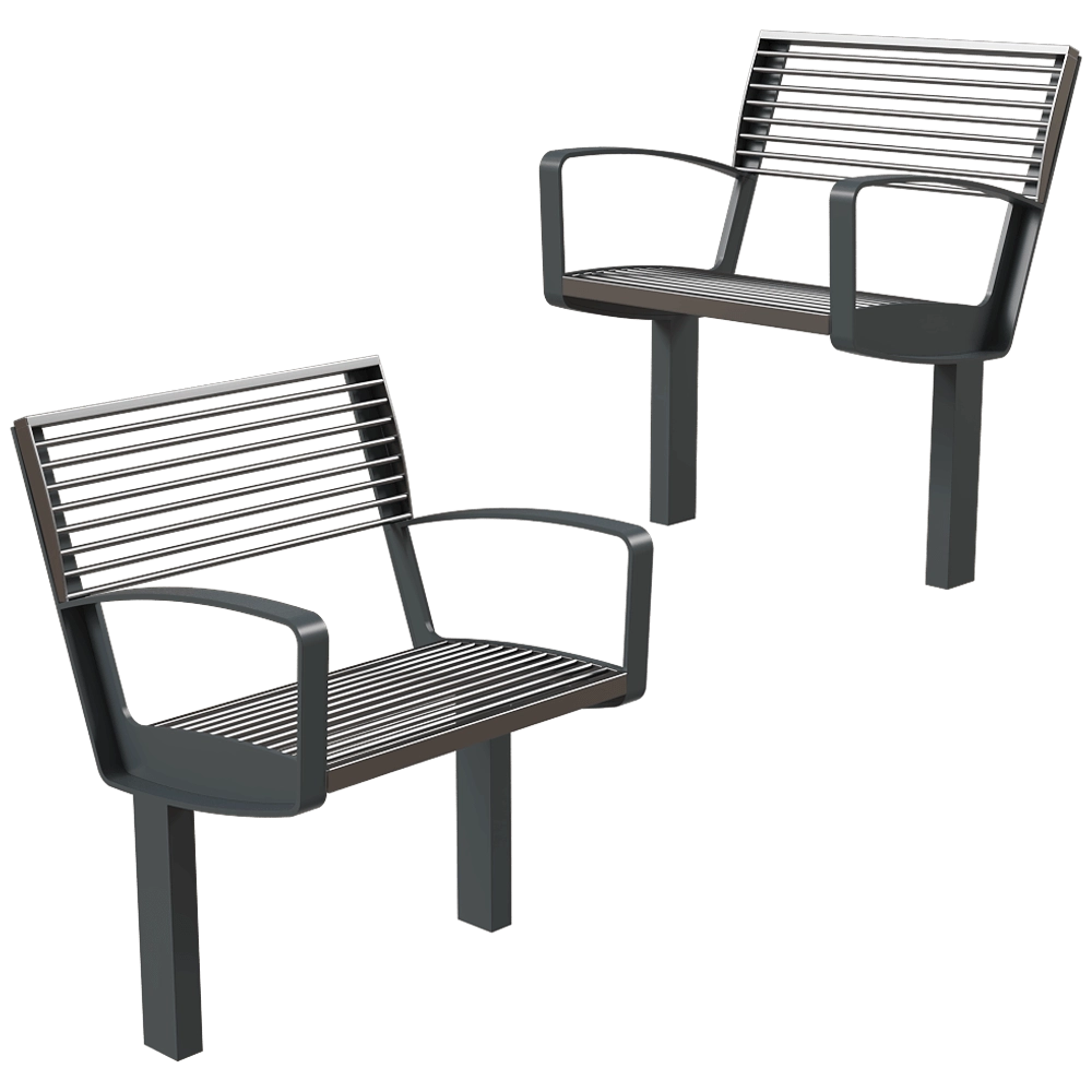 mmcité – Bench Intervera 3 3D Model